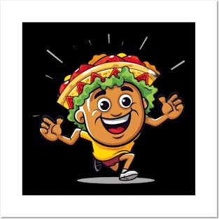 kawaii Taco T-Shirt cute potatofood Posters and Art